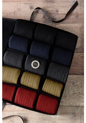 Waddington Custom Colours Men's Socks Gift Box (Medium)