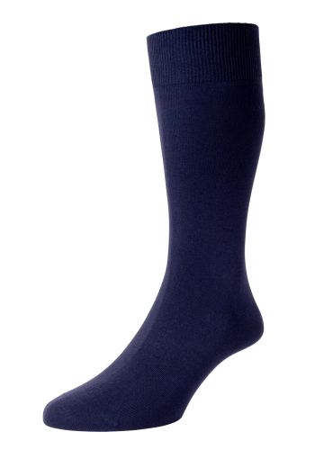 Newton Tencel Cashmere Blend Men's Socks - French Navy - S