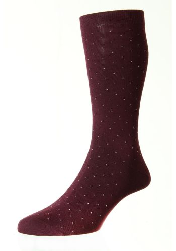 Regent 2-Colour Pindot Men's Socks 