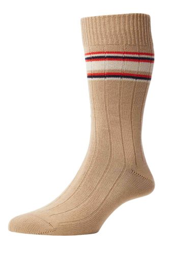 Eggleston Varsity Stripe Men's Crew Socks