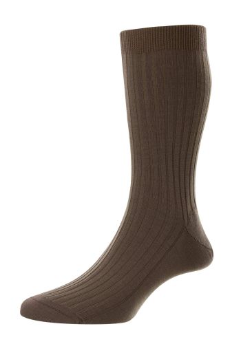 Rutherford - 5x3 Rib Merino Royale Wool Men's Socks