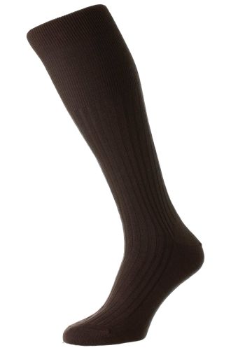 Rutherford Rib Merino Royale Wool Long Men's Socks 