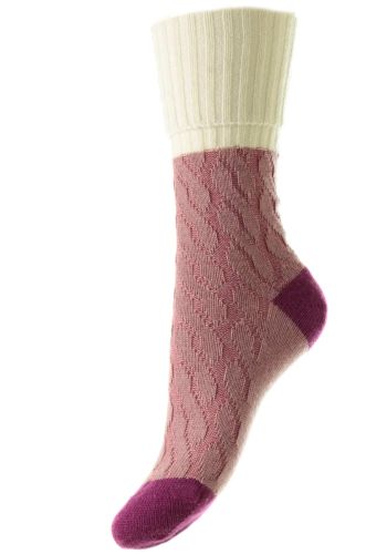 Clara Merino Wool Cashmere Women's Boot Socks 
