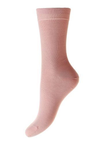 Poppy Flat Knit Cotton Lisle Women's Socks