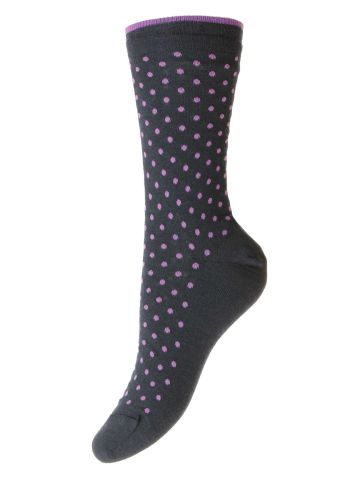 Susie All Over Spot Merino Wool Women's Socks