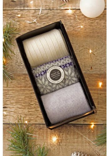 Cashmere Collection Custom Colours Women's Socks Gift Box
